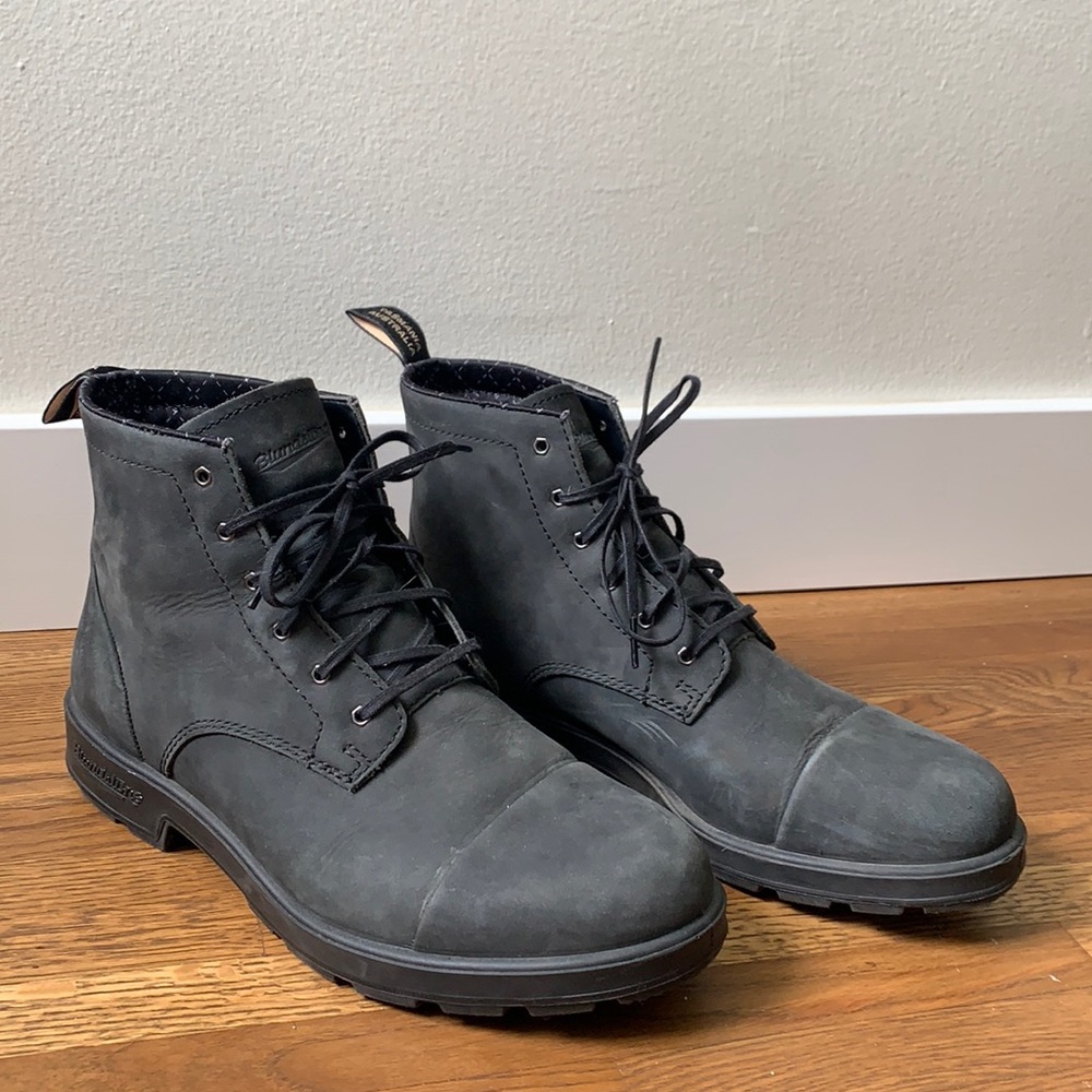 Blundstone Original Lace-Up Boots Rustic Black